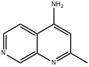 2-メチル-1,7-ナフチリジン-4-アミン 化學(xué)構(gòu)造式