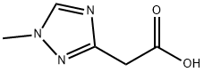 2-(1-Methyl-1H-1,2,4-triazol-3-yl)acetic acid Struktur