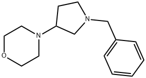 4-(1-benzylpyrrolidin-3-yl)morpholine Struktur