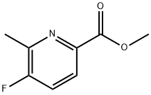 Methyl5-fluoro-6-methylpicolinate Struktur