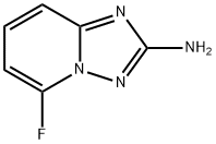 5-fluoro-[1,2,4]triazolo[1,5-a]pyridin-2-amine Struktur