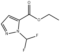 ethyl 1-(difluoroMethyl)-1H-pyrazole-5-carboxylate Struktur