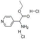 Ethyl 2-Amino-2-(4-pyridinyl)acetate Dihydrochloride Struktur