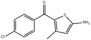 (5-aMino-3-Methylthiophen-2-yl)(4-chlorophenyl)Methanone Struktur