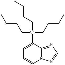 8-Tributylstannyl[1,2,4]-Triazolo[1,5-a]pyridine Struktur