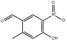 4-hydroxy-2-Methyl-5-nitrobenzaldehyde Struktur