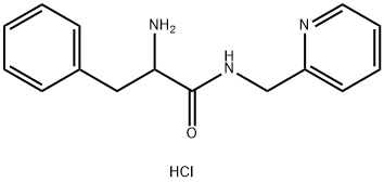 2-Amino-3-phenyl-N-(2-pyridinylmethyl)propanamidehydrochloride Struktur