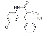 2-Amino-N-(4-methoxyphenyl)-3-phenylpropanamidehydrochloride Struktur