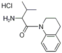 2-Amino-1-[3,4-dihydro-1(2H)-quinolinyl]-3-methyl-1-butanone hydrochloride Struktur