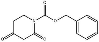 1-Piperidinecarboxylic acid, 2,4-dioxo-, phenylMethyl ester Struktur