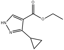 Ethyl 3-Cyclopropylpyrazole-4-carboxylate Struktur