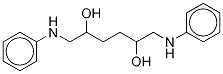 N,N-Diphenyl-2,5-dihydroxy-hexane-1,6-diamine Struktur