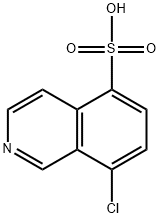 8-Chloro-5-isoquinolinesulfonic Acid Struktur