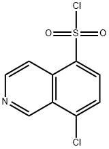 8-Chloro-5-isoquinolinesulfonyl Chloride Struktur