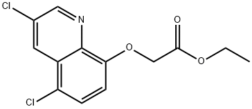 Ethyl 2-(3,5-Dichloroquinolin-8-yloxy)acetate Struktur