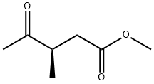 Pentanoic acid, 3-methyl-4-oxo-, methyl ester, (R)- (9CI) Struktur