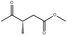 Pentanoic acid, 3-methyl-4-oxo-, methyl ester, (S)- (9CI) Struktur