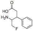 4-amino-5-fluoro-3-phenylpentanoic acid Struktur