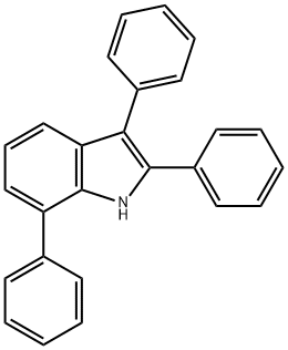 2,3,7-Triphenyl-1H-indole Struktur