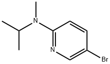 5-broMo-N-isopropyl-N-Methylpyridin-2-aMine Struktur