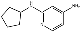 N2-cyclopentylpyridine-2,4-diamine Struktur