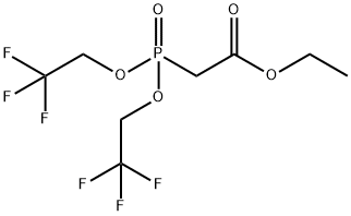 ETHYL [BIS(2,2,2-TRIFLUOROETHOXY)PHOSPHINYL]ACETATE Struktur