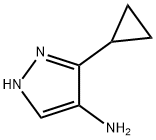 3-CYCLOPROPYL-1H-PYRAZOL-4-AMINE Struktur