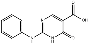 4-hydroxy-2-(phenylaMino)pyriMidine-5-carboxylic acid Struktur