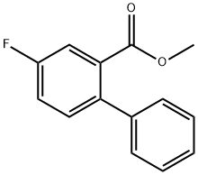 Methyl 5-fluoro-2-phenylbenzoate Struktur