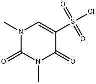 1,3-DIMETHYL-2,4-DIOXO-1,2,3,4-TETRAHYDROPYRIMIDINE-5-SULFONYL CHLORIDE Struktur