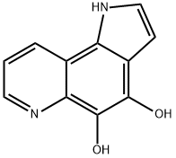 1H-Pyrrolo[2,3-f]quinoline-4,5-diol (9CI) Struktur