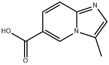 IMidazo[1,2-a]pyridine-6-carboxylic acid, 3-Methyl- Struktur