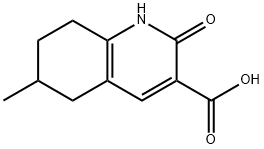 6-Methyl-2-oxo-1,2,5,6,7,8-hexahydroquinoline-3-carboxylic acid Struktur