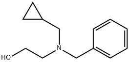 2-[Benzyl(cyclopropylmethyl)amino]ethanol Struktur