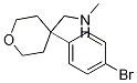 ([4-(4-BROMOPHENYL)OXAN-4-YL]METHYL)(METHYL)AMINE Struktur