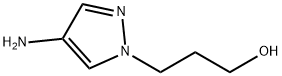 3-(4-aMino-1H-pyrazol-1-yl)propan-1-ol hydrochloride Struktur