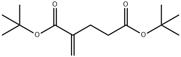 2-METHYLENE-PENTANEDIOIC ACID DI-TERT-BUTYL ESTER Struktur