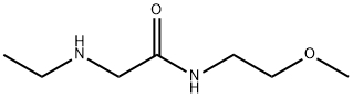 2-Ethylamino-N-(2-methoxy-ethyl)-acetamide Struktur