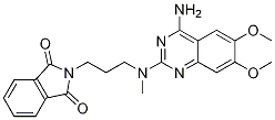 2-[3-[(4-Amino-6,7-dimethoxy-2-quinazolinyl)methylamino]propyl]-1H-isoindole-1,3(2H)-dione Struktur