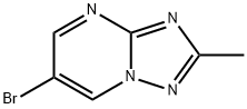 6-bromo-2-methyl[1,2,4]triazolo[1,5-a]pyrimidine Struktur