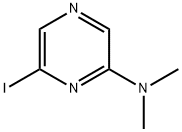 2-N,N-DIMETHYLAMINO-6-IODOPYRAZINE Struktur