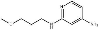 N2-(3-methoxypropyl)pyridine-2,4-diamine Struktur