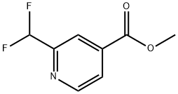 2-(ジフルオロメチル)イソニコチン酸メチル 化學(xué)構(gòu)造式