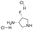 3-Pyrrolidinamine,4-fluoro-,dihydrochloride,cis-(9CI) Struktur