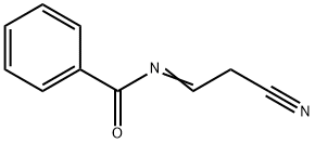 Benzamide,  N-(2-cyanoethylidene)-  (9CI) Struktur