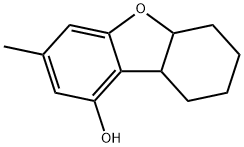 1-Dibenzofuranol, 5a,6,7,8,9,9a-hexahydro-3-Methyl- Struktur