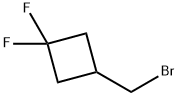 3-(Bromomethyl)-1,1-difluorocyclobutane Struktur