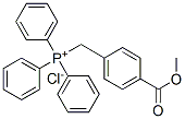 4-Methoxycarbonyl-benzyltriphenylphosphoniumchloride Struktur