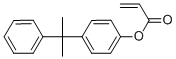 4-CUMYLPHENYL ACRYLATE Struktur