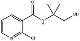 2-Chloro-N-(2-hydroxy-1,1-dimethylethyl)-nicotinamide Struktur